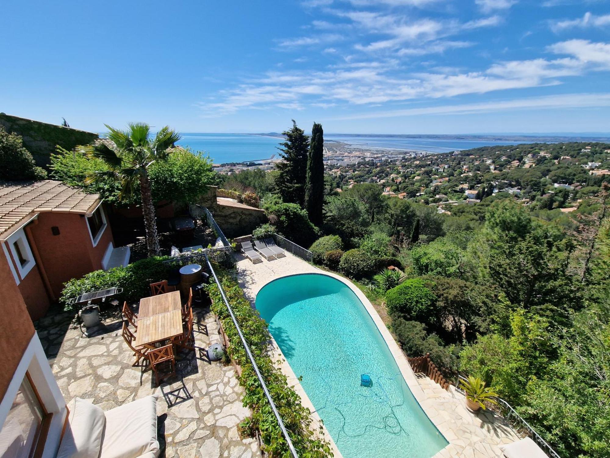 Villa Clarté Baraquette sétoise vue magique Sète Exterior foto